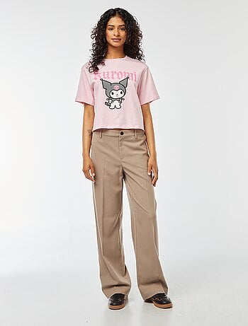 T-shirt com estampado 'Hello Kitty e amigos'