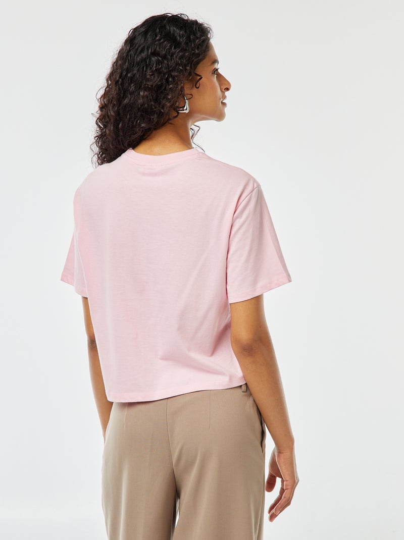 T-shirt com estampado 'Hello Kitty e amigos' ROSA - Kiabi