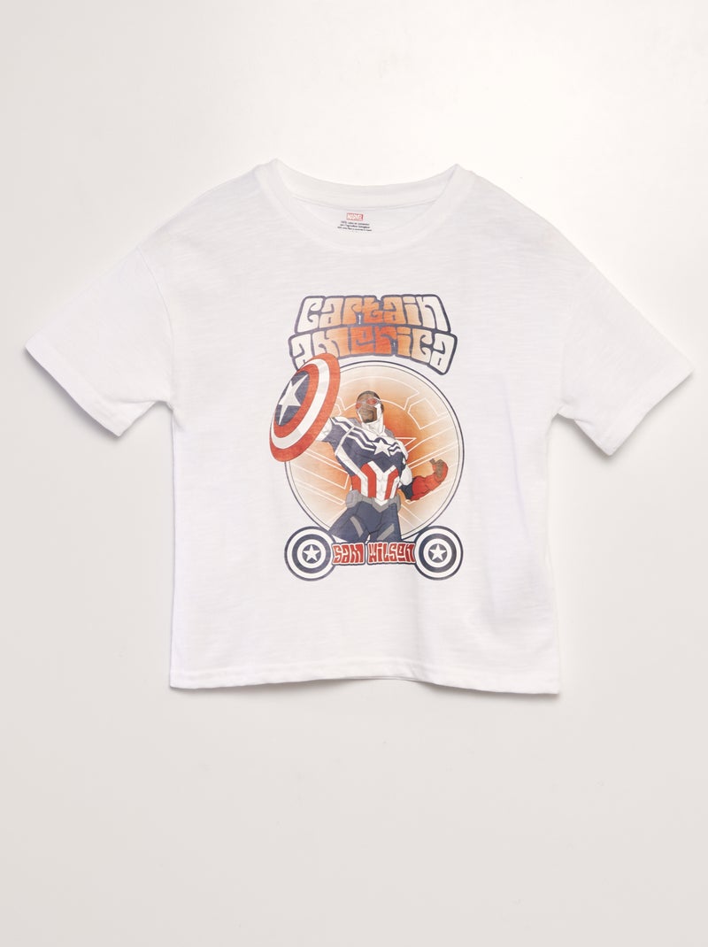 T-shirt com estampado 'Homem-Aranha' BRANCO - Kiabi