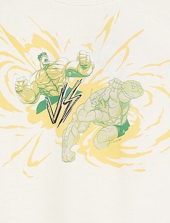 T-shirt com estampado 'Hulk' da 'Marvel'