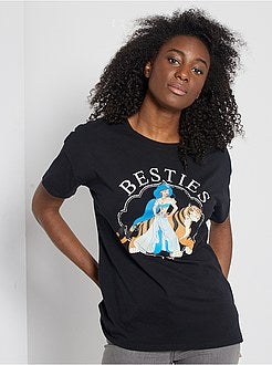 T-shirt com estampado 'Jasmine' - Kiabi