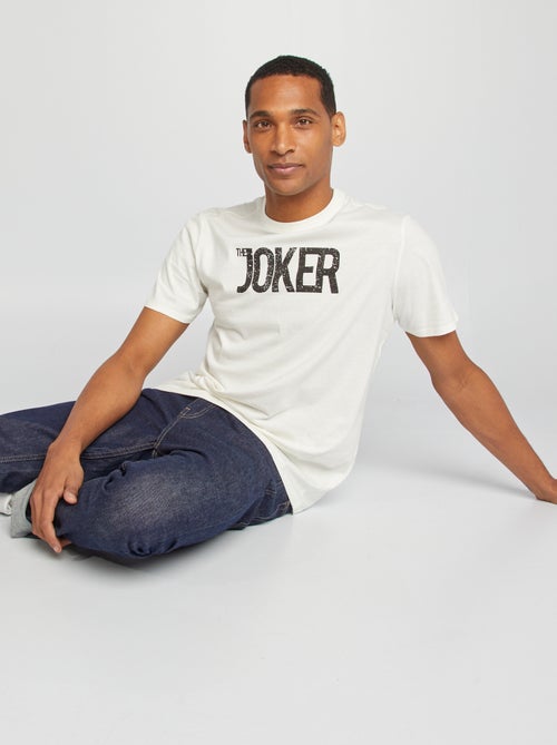 T-shirt com estampado 'Joker' - Kiabi