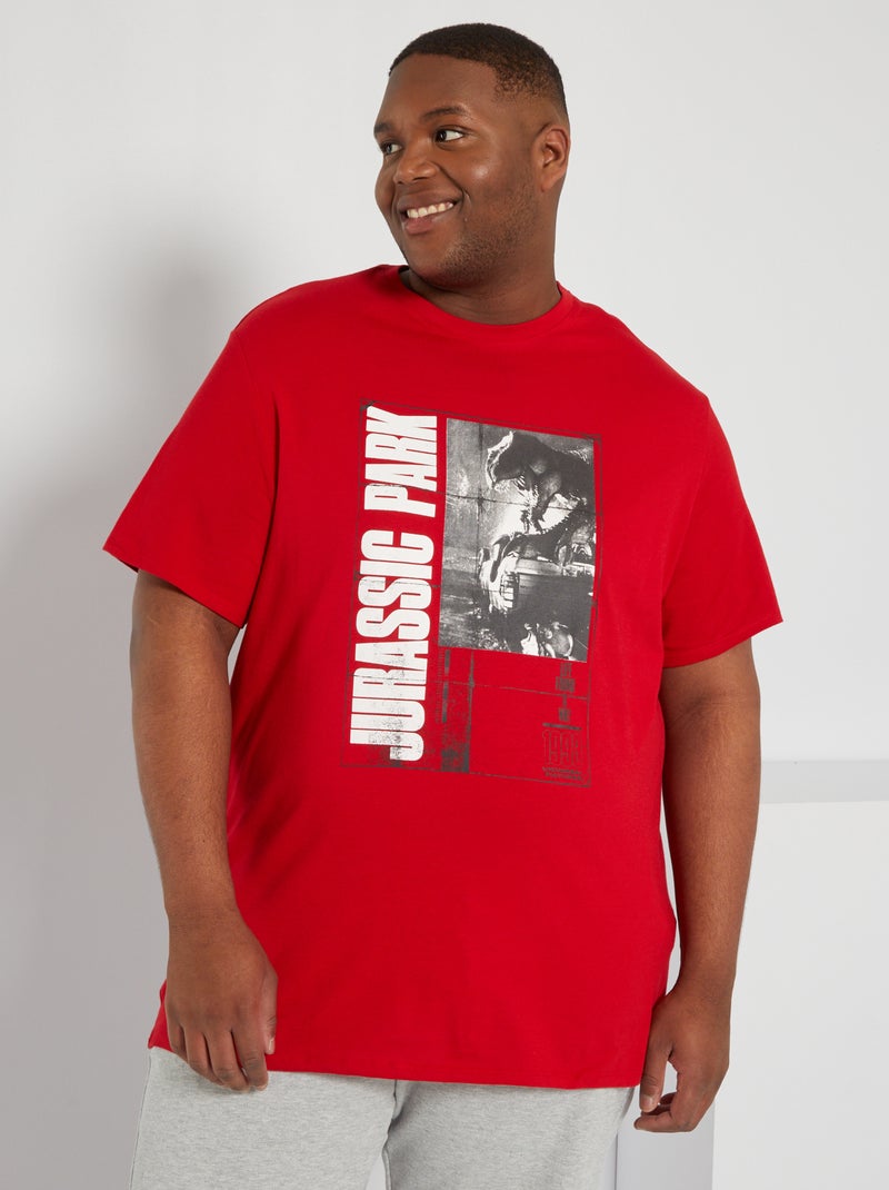 T-shirt com estampado 'Jurassic Park' ROXO - Kiabi