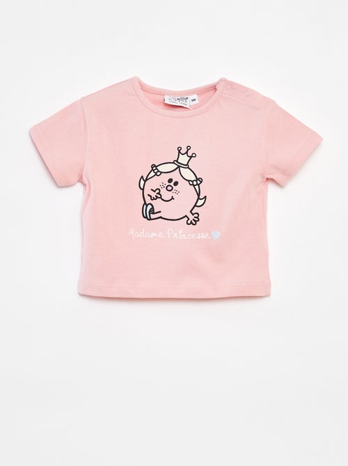 T-shirt com estampado 'Madame Princesse' - Kiabi