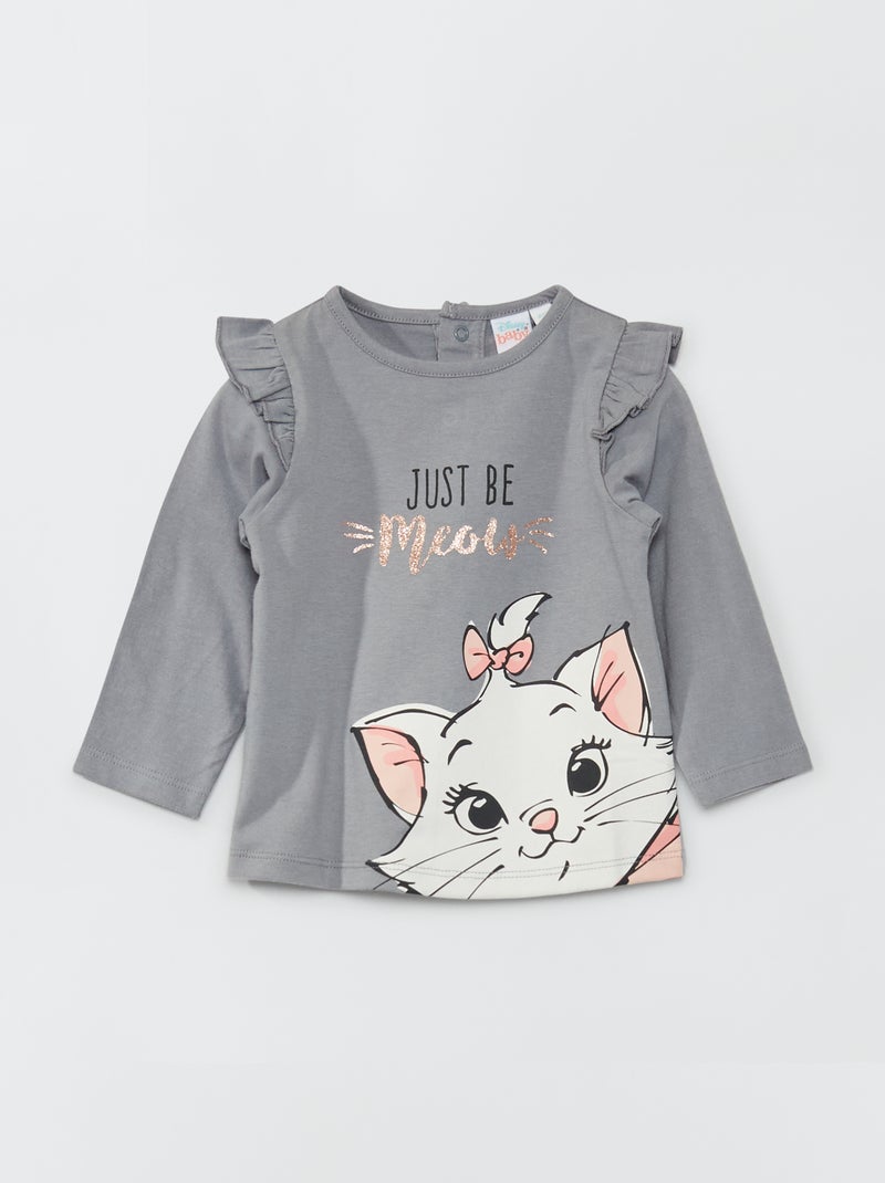 T-shirt com estampado 'Maria' Cinza - Kiabi