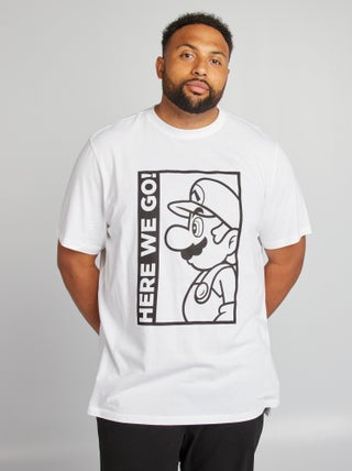 T-shirt com estampado 'Mario'