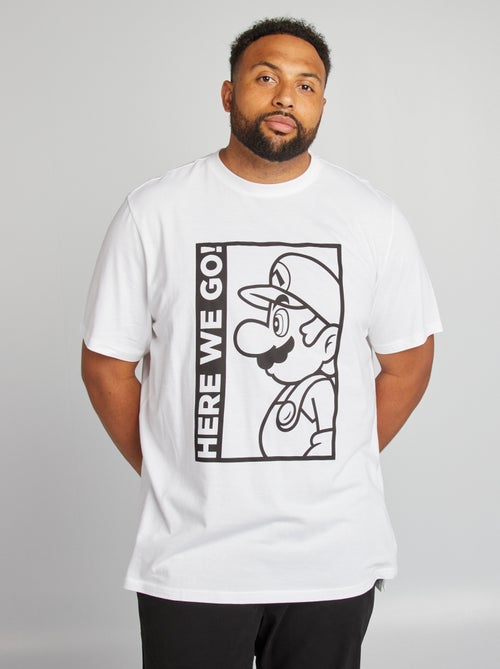 T-shirt com estampado 'Mario' - Kiabi