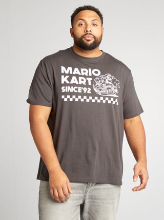 T-shirt com estampado 'Mário Kart'