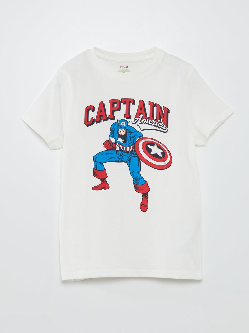 T-shirt com estampado 'Marvel' BEGE - Kiabi