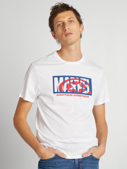 T-shirt com estampado 'Marvel' - Kiabi