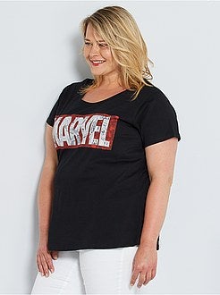 T-shirt com estampado 'Marvel' - Kiabi