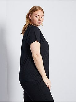 T-shirt com estampado 'mensagem' - Kiabi