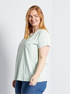 T-shirt com estampado 'mensagem' - Kiabi