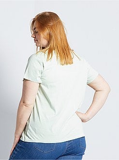 T-shirt com estampado 'mensagem' - Kiabi