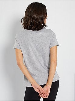 T-shirt com estampado 'Mickey' - Kiabi