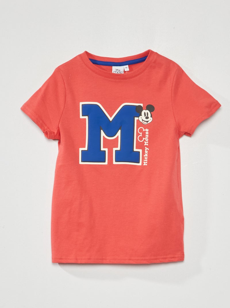 T-shirt com estampado 'Mickey Mouse' MARROM - Kiabi