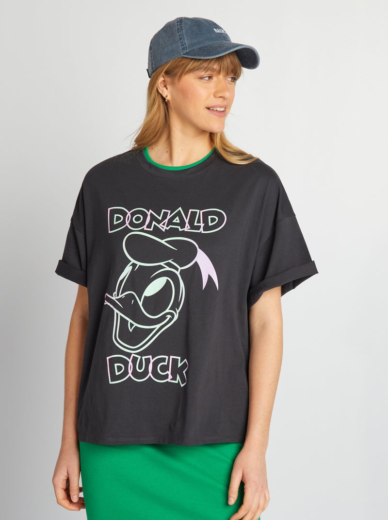 T-shirt com estampado 'Mickey' PRETO - Kiabi