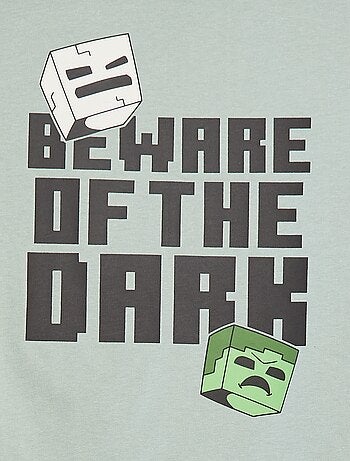 T-shirt com estampado 'Minecraft'