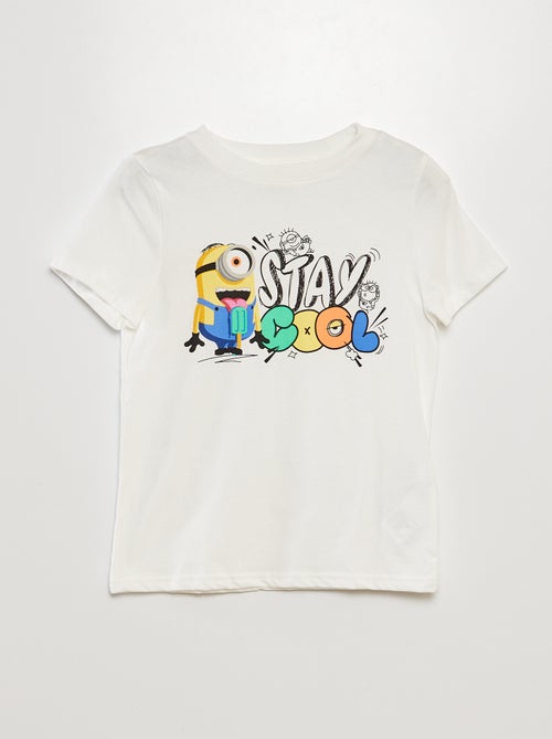 T-shirt com estampado 'Mínimos' - Kiabi