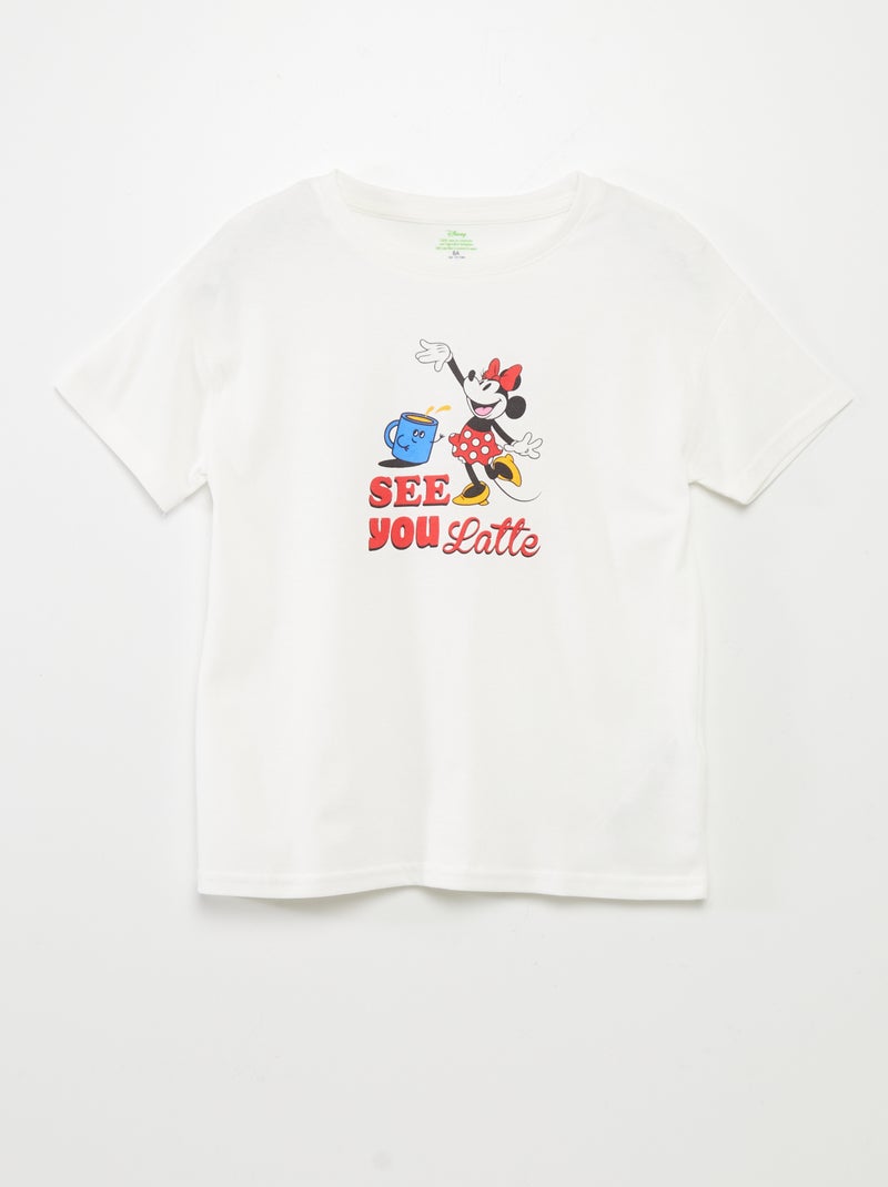 T-shirt com estampado 'Minnie' BEGE - Kiabi