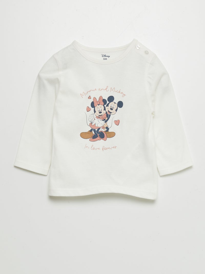 T-shirt com estampado 'Minnie' BRANCO - Kiabi