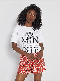 T-shirt com estampado 'Minnie' - Kiabi