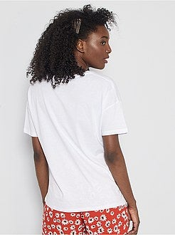 T-shirt com estampado 'Minnie' - Kiabi