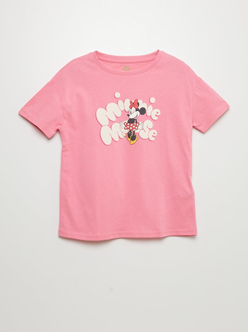 T-shirt com estampado 'Minnie' ROSA - Kiabi