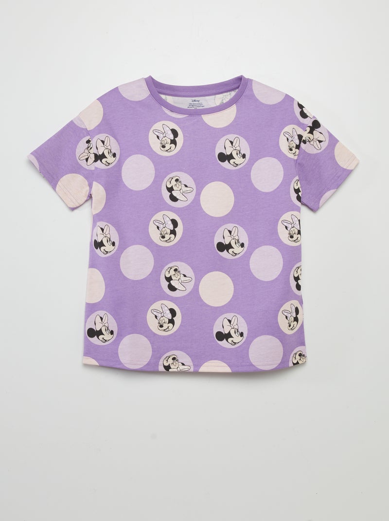 T-shirt com estampado 'Minnie' VIOLETA - Kiabi