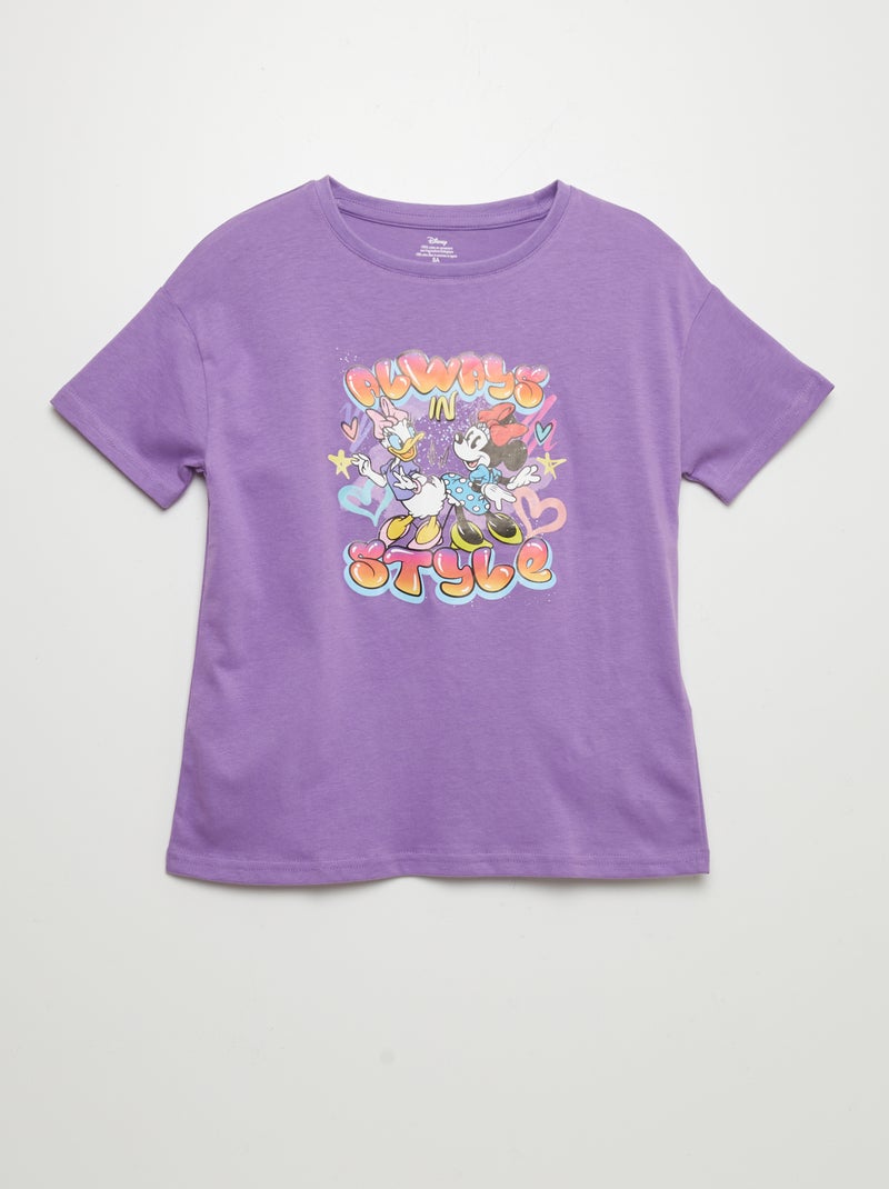T-shirt com estampado 'Minnie' VIOLETA - Kiabi