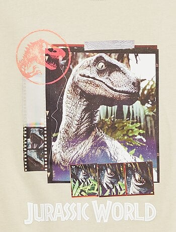 T-shirt com estampado 'Mundo Jurássico'