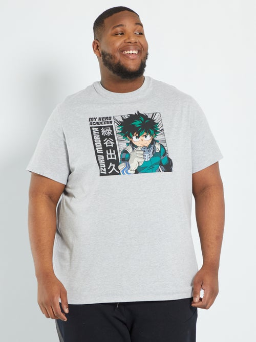T-shirt com estampado 'My Hero Academia' - Kiabi