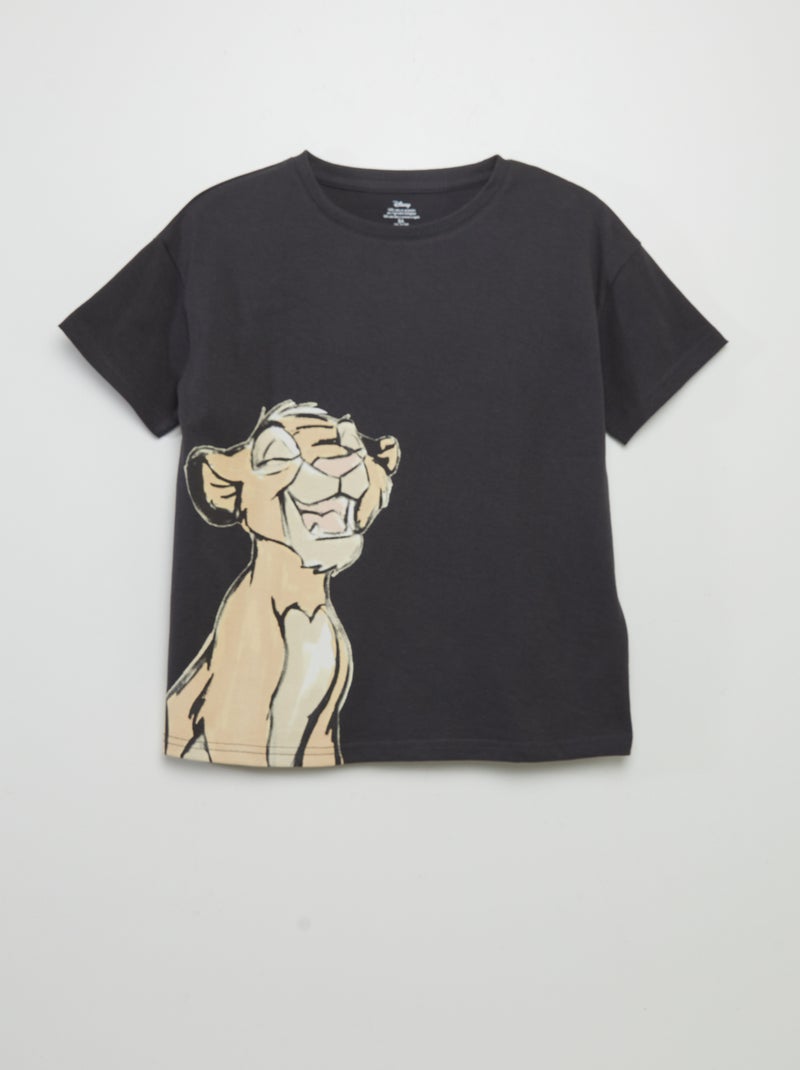 T-shirt com estampado 'Nala' PRETO - Kiabi
