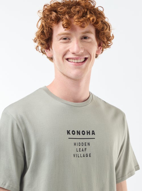 T-shirt com estampado 'Naruto' de manga curta - Kiabi