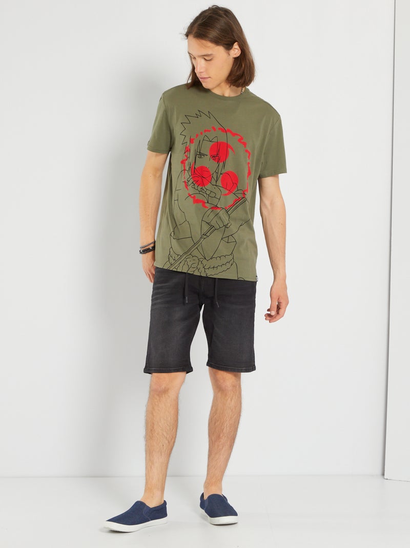 T-shirt com estampado 'Naruto' VERDE - Kiabi