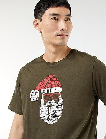T-shirt com estampado 'Natal'