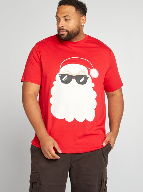 T-shirt com estampado 'Natal' - Kiabi