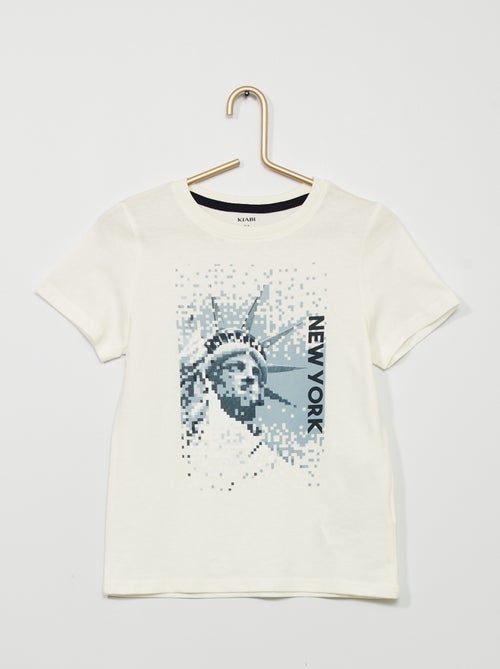 T-shirt com estampado 'New York' - Kiabi