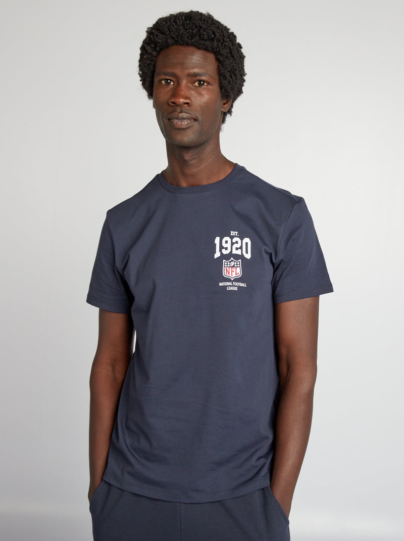 T-shirt com estampado 'NFL' AZUL - Kiabi