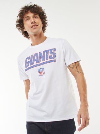 T-shirt com estampado 'NFL' 'Giants' de manga curta