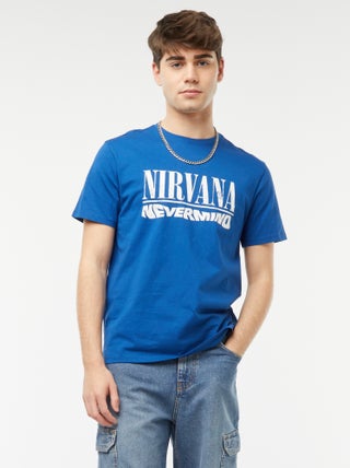 T-shirt com estampado 'Nirvana'