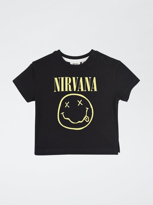 T-shirt com estampado 'Nirvana' - Kiabi
