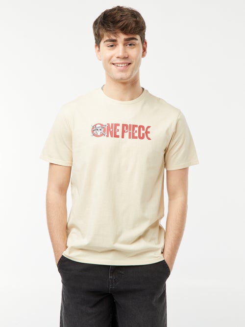 T-shirt com estampado 'One Piece' - Kiabi