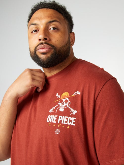 T-shirt com estampado 'One Piece' - Kiabi