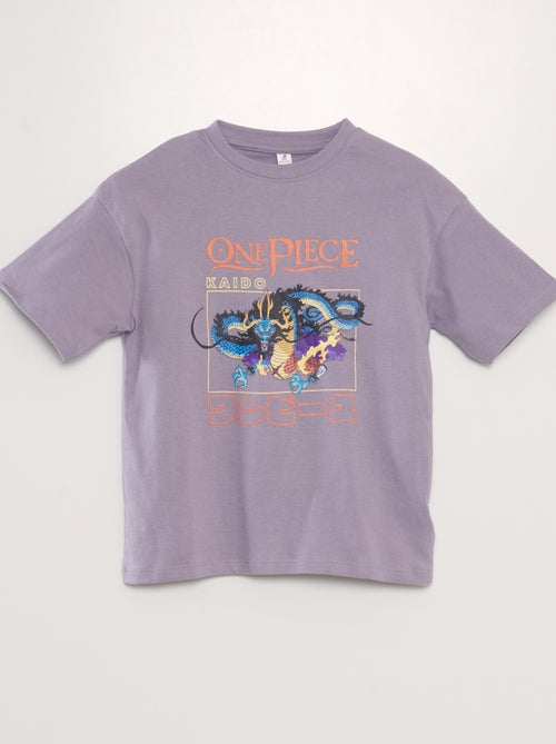 T-shirt com estampado 'One Piece' - Kiabi