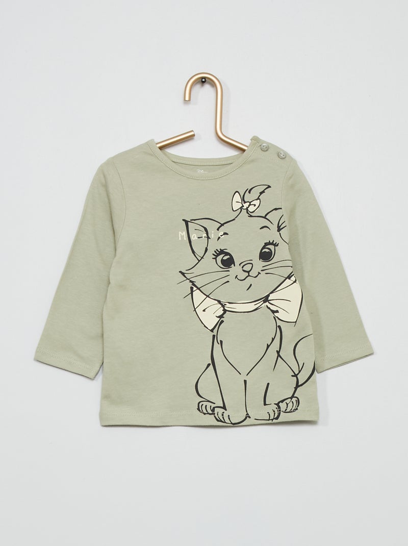 T-shirt com estampado 'Os Aristogatos' VERDE - Kiabi