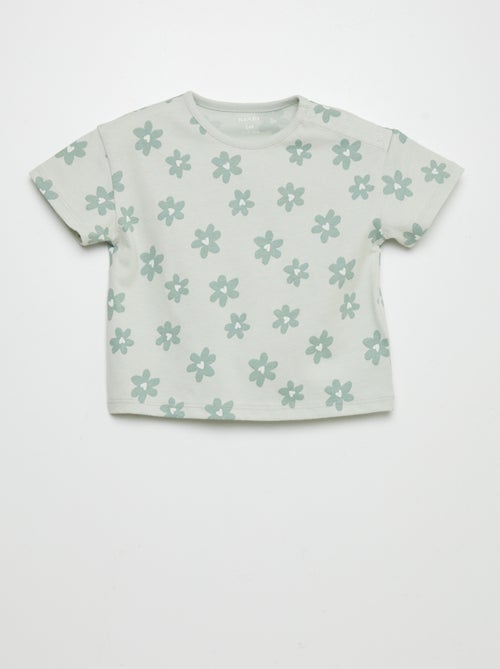 T-shirt com estampado oversize - Kiabi