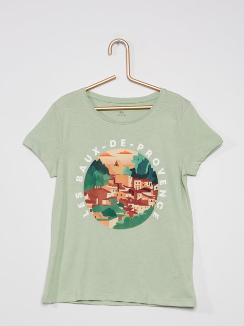 T-shirt com estampado 'Pays Basque' - Kiabi