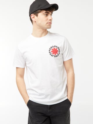 T-shirt com estampado 'Red Hot Chili Peppers'