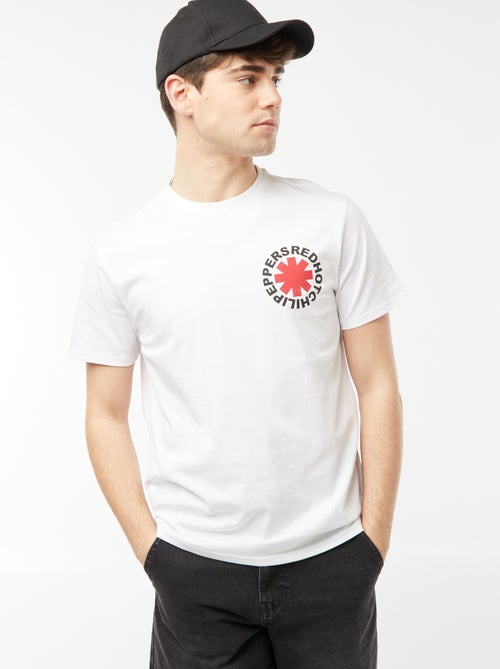 T-shirt com estampado 'Red Hot Chili Peppers' - Kiabi